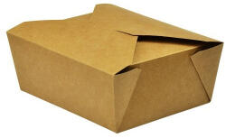 Vegware Lebomló ételtároló doboz, karton, zsírálló bevonattal, 1300ml I 300db/karton