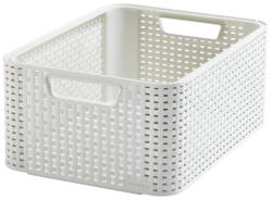 Keter "STYLE" M MÉRETŰ RATTAN KOSÁR (18L) Krém (205845)