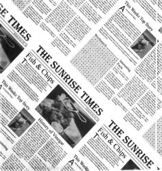  Szendvics csomagoló papír 30x30cm 200db/cs