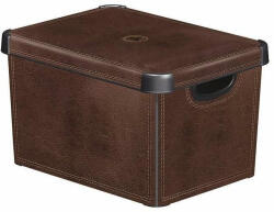 Keter "DECO SOCKHOLM" TÁROLÓ 22L Bőrhatású (188164)