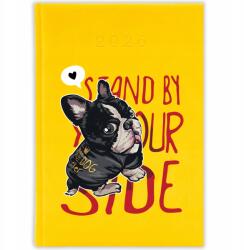 FunnyCase Könyvnaptár 2026 Stand By Your Side Citrom tervező Ajándék Minták (Kalendarz Cytrynowy STAND BY YOUR SIDE)