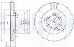 DELPHI Disc frana DELPHI BG3378 (BG3378) - fixbox