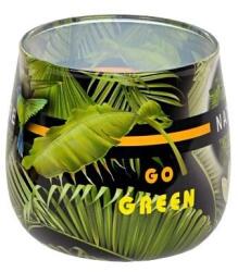 Adpal Hagyományos gyertya üvegben Go Green Adpal 18 h természet virágok (ADPAL 755256)