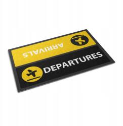 Coloray Csúszásgátló beltéri futószőnyeg előszobába, Érkezések Indulások mintával, Méret: 60x40 cm (010650710010000088098)