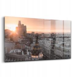 Wallfluent Üvegkép Óváros Panoráma naplemente 140x70 cm (010010010100100075493)