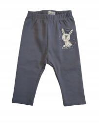 Bembi Lány leggings Bembi 74 szürke, nyuszi mintával (664319)
