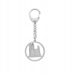 Mejk Jewellery Kutyás kulcstartó Yorkshire terrier York Ezüst925 Ajándék Gravírozás Ingyenes (BE R575)