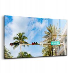 Wallfluent Modern üveg dekoráció Ocean Drive Tájkép (010010010050100075844)