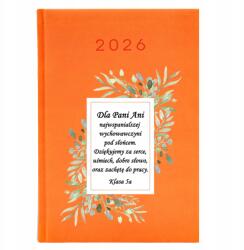  Könyvnaptár A5 2026 Narancssárga tervező pedagógus varázsló (Planer 26 Pomarańczowy Dla Wychowawczyni)