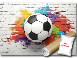 WallMagic Fotótapéta Flizelina Focilabda Graffiti 3D Fal 100x75 ragasztó ingyen (14651VX2)