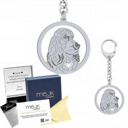 Mejk Jewellery Kulcstartó Ezüst Cocker spániel Angol 925 Ajándék Gravírozás Ingyenes (brelok do kluczy z English Cocker Spaniel)