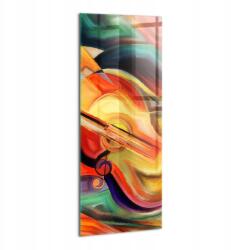 Wallfluent Üvegkép Fénykép Nappaliba Könnyű Szerelés Absztrakt Nő 50x125 (010010010180100075257)