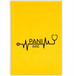 FunnyCase Könyvnaptár 2026 Hölgy *név* Citrom határidőnapló Ajándék Minták (Kalendarz Cytrynowy PANI *IMIĘ*)