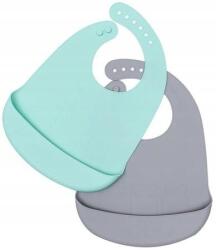 We Might Be Tiny Szilikon előke szett zsebbel We Might Be Tiny Mentazöld Szürke (0735850225043)