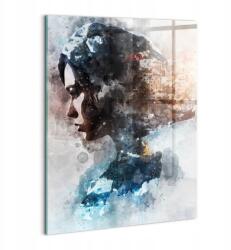 Wallfluent Kép a Szobába: Inspiráló, Absztrakt, Festett Női Portré (010010010230100074608)