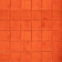 Cerames Narancssárga mexikói fali csempe, 90 darab Naranja Deslavado (PK-35)