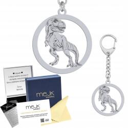 Mejk Jewellery Ezüst kulcstartó Tyrannosaurus 925 Ékszer Ajándék Gravírozás Ingyenes (Brelok Srebrny)