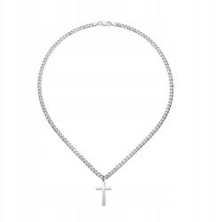 Giorre Ezüst Páncéllánc Kereszttel 925 Platina 60 CM Giorre (5904717833393)