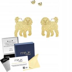 Mejk Jewellery Arany fülbevaló Cavapoo 925 Ékszer Ajándék Nő Dedikálás Ingyenes (Kolczyki sztyfty)