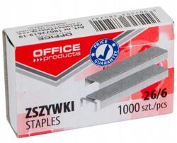 Office Products tűzőkapcsok, 26/6, 1000db