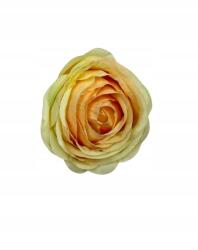 Wera Rózsa fej 8 cm sárga Művirág Termék (SUN564#1581)