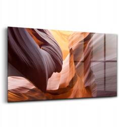 Wallfluent Fotó-kép üveg Antilop-kanyon 140x70 cm (010010010100100075699)