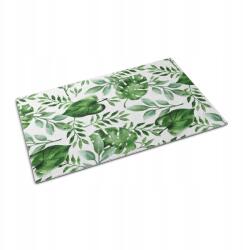 Wallmuralia Dekoratív, modern kültéri lábtörlő mintás, 60x40 cm-es, Monstera levél mintával (010650720010000077506)