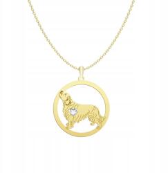 Mejk Jewellery Arany nyaklánc kutyával Clumber spániel 925 Ajándék Nő Gravírozás Ingyenes