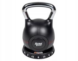 Acra Kettlebell új generációs 7 az 1-ben állítható, 1, 5 10 kg (05-XDUM/K10)