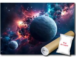 Consalnet Fotótapéta Flizelina Kozmosz Bolygók Galaxis Csillagok 200x140 ragasztó ingyen