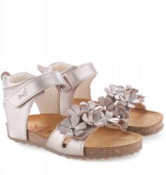 Emel E2641D-8 Sandał Sandałki Kwiatuszki arany színű, 29-es méret (E2641D-8)