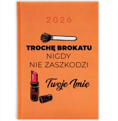  Naptár 2026 Narancssárga Határidőnapló Egy Kis Csillámot Motiváló Ajándék (KALENDARZ POMARAŃCZOWY TROCHĘ BROKATU)