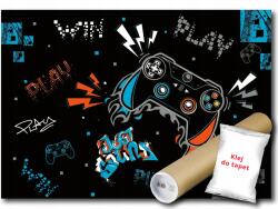 WallMagic Fotótapéta Végyes Szálas Anyagból Játék Grafika Gaming Konzol Játékos Gamer 150x105 ragasztó Ingyen (13987VX3)