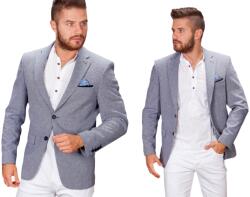 Frappoli Divatos Férfi Blézer Szürke Alkalmi Farmer Fp-2 roz 58 Frapoli