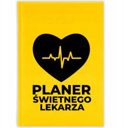 FunnyCase Könyvnaptár 2026 Nagyszerű Orvos Citrom tervező Ajándék Minták (Kalendarz Cytrynowy ŚWIETNY LEKARZ)