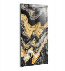 Wallfluent Üvegkép Tartós Üveg Falra Szerelhető Irodába Márvány Modern Művészet 70x140 (010010010250100077316)