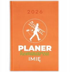 FunnyCase Könyvnaptár 2026 Kéményseprő Tervező Narancssárga tervező Ajándék Wz (Kalendarz Pomarańczowy PLANER KOMINIARZA)