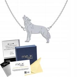 Mejk Jewellery Ezüst nyaklánc farkassal 925 Lánc Ékszer Ajándék Gravírozás Ingyenes (Naszyjnik Srebrny z Wilkiem) - allegro - 15 205 Ft