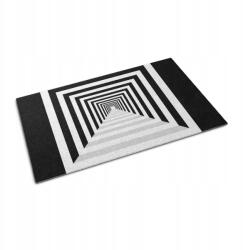 Coloray Lábtörlő csúszásgátló lábtörlő, 3D geometrikus alagút mintával, 60x40 cm (010650710010000088090)