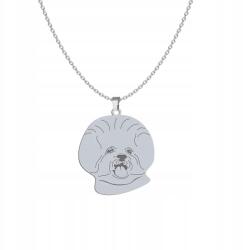 Mejk Jewellery Nyaklánc Ezüst 925 Bichon Frise Női Lánc Ajándék Gravírozás Ingyenes