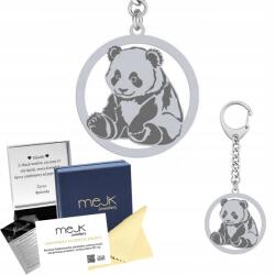 Mejk Jewellery Ezüst kulcstartó Panda 925 Tanári ékszer Ajándék Gravírozás (brelok srebrny do kluczy z Pandą)