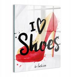 Wallfluent Üvegkép Fotó Üveg Modern Konyhába Piros tűsarok 60x80 (010010010230100075062)