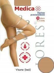 Lores Visszér elleni harisnyanadrág Lores Medica 70 Den Visone Bézs méret 3 - megkönnyebbülés a lábaknak
