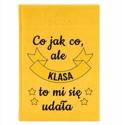  Naptár A5 2026 Citrom Tervező Tanár Osztály Sikeres Varázsló (Planer 2026 Cytrynowy Klasa Się Udała)