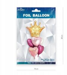 PartyPal Születésnapi csokor Lufik Dekoráció Korona 6db