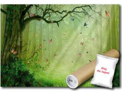 Consalnet Fotótapéta Flizelina Tájkép Erdő Pillangó Fák Mese 150x105 ragasztó ingyen