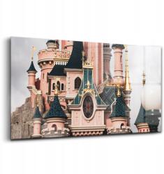 Wallfluent Üvegkép Disneyland kastély Párizsban 140x70 cm (010010010100100075485)