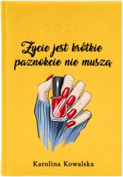  Könyvnaptár A5 2026 Éves Citrom Tervező Név Stylist Varázsló (Planer 2026 Cytrynowy Imię Stylistka)