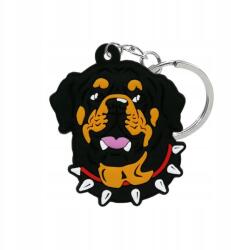  Kulcstartó rottweiler kutya figura kutyabarátnak ajándék medál kutyus (00982)