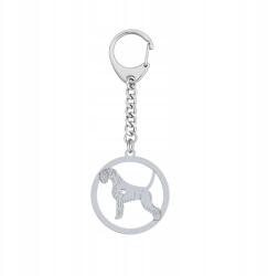 Mejk Jewellery Ezüst kulcstartó kutyával Schnauzer Ezüst 925 Női Gravírozás Ingyenes (Sznaucer - Schnauzer)